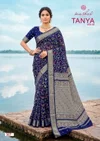 Tanya Vol 3 By Kashvi Dull Moss Viscose Border Saree

